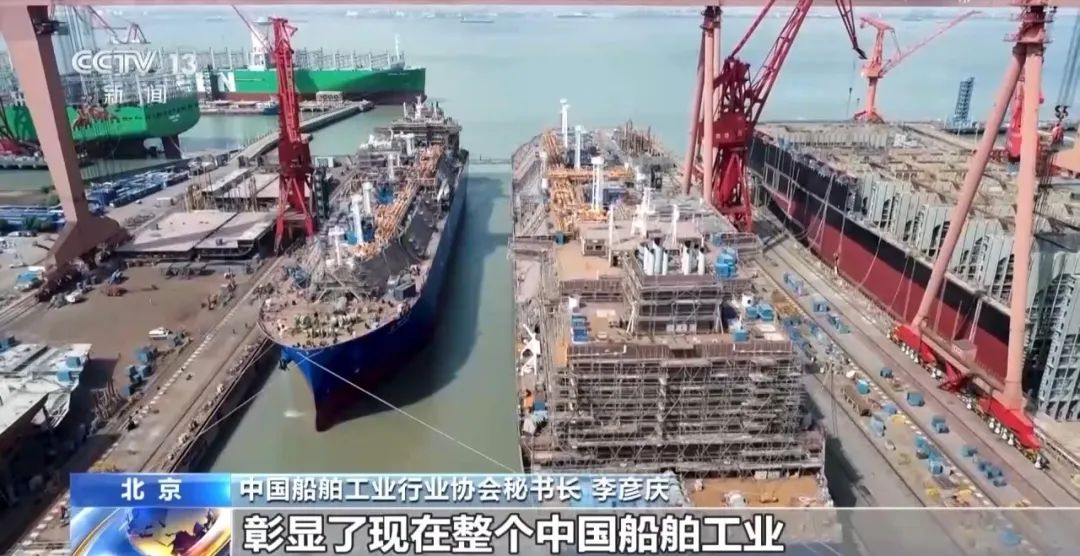 中国船舶制造完工量